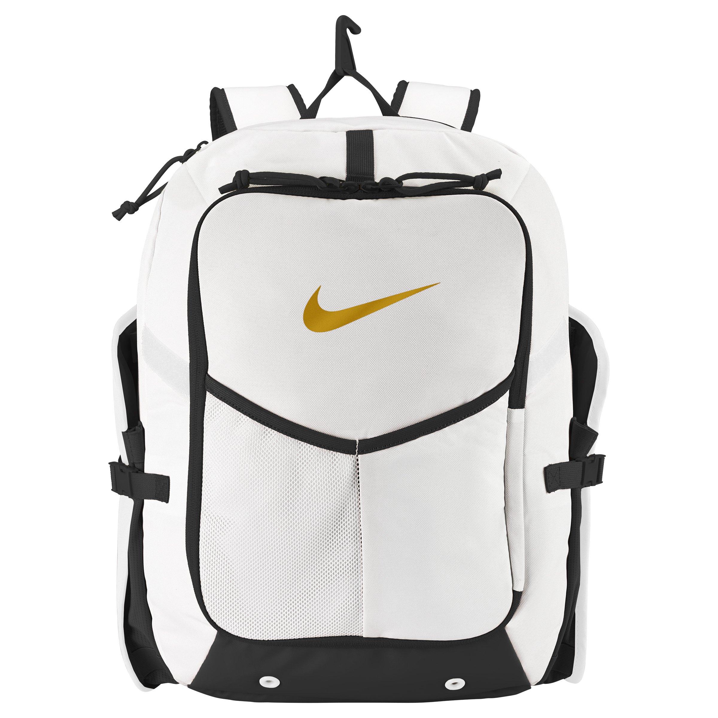 Nike Diamond Select Softball Bat Backpack - White/Gold